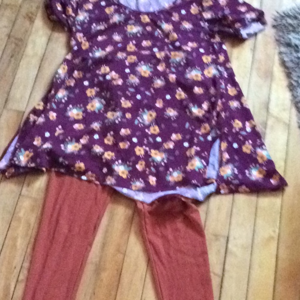 Lularoe os leggings and top